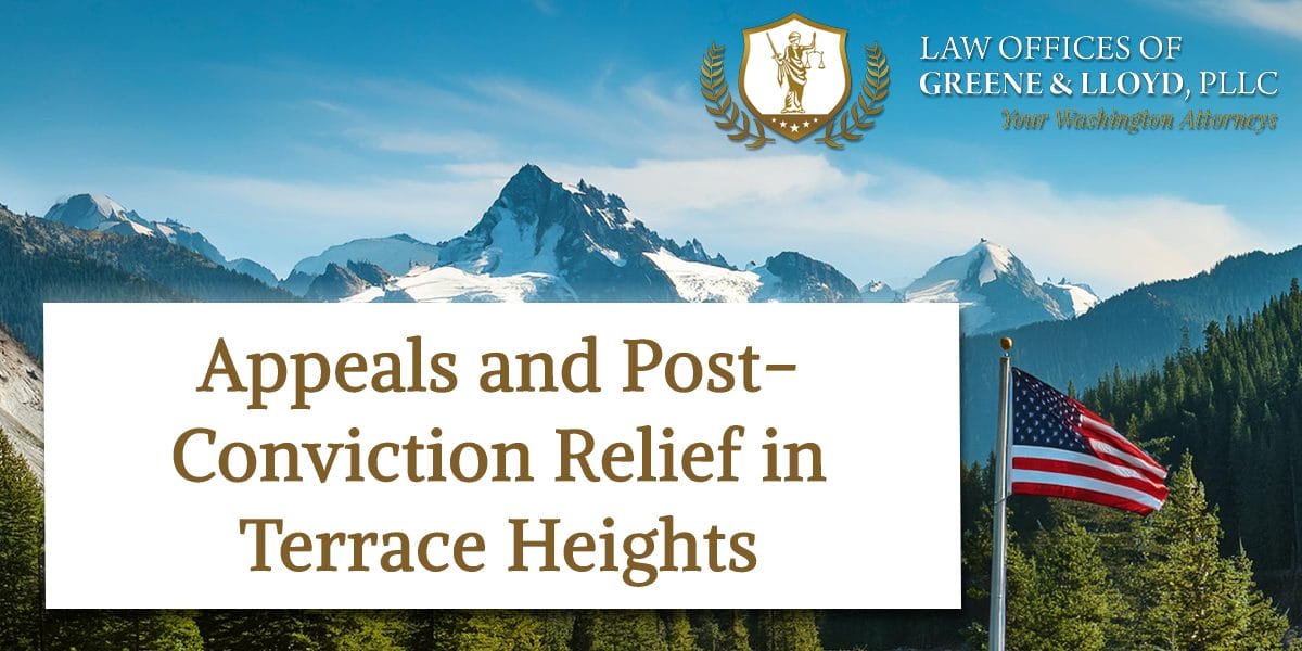 Appeals and Post-Conviction Relief in Terrace Heights Washington - New