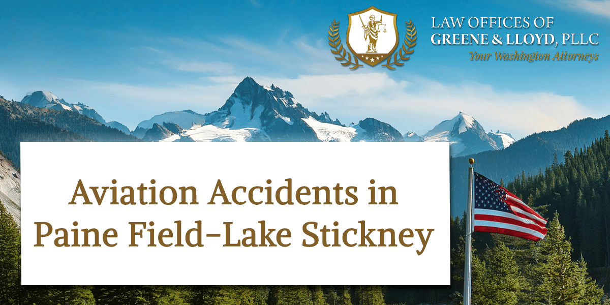 Aviation Accidents in Paine Field-Lake Stickney Washington - New