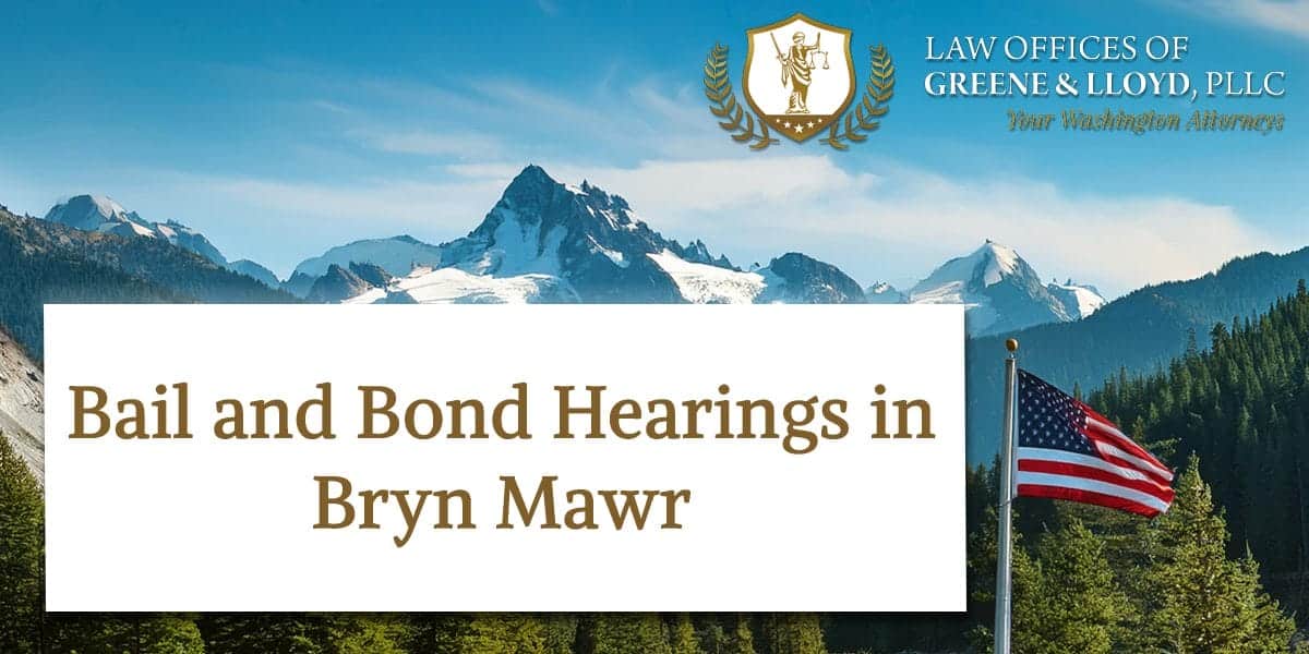 Bail and Bond Hearings in Bryn Mawr Washington - New