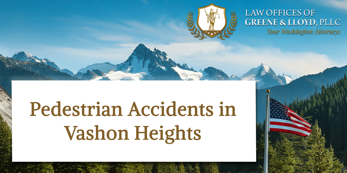 Pedestrian Accidents in Vashon Heights Washington - New