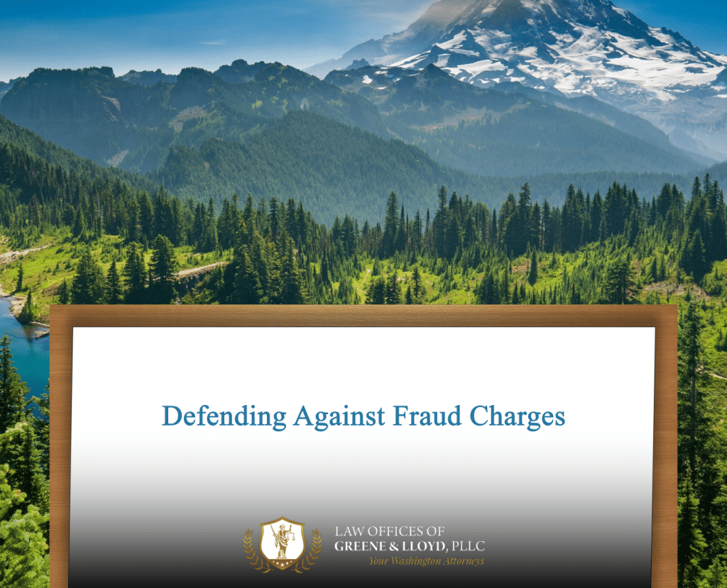 Defending Against Fraud Charges