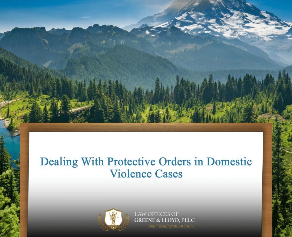 Dealing With Protective Orders in Domestic Violence Cases