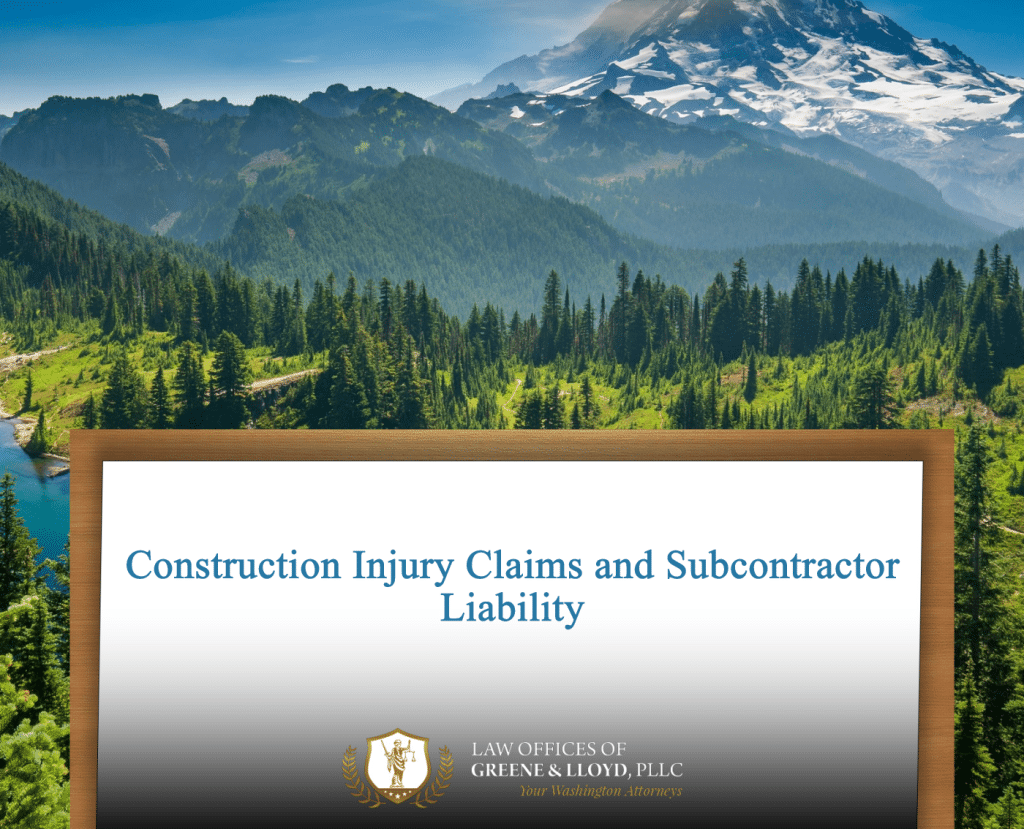Construction Injury Claims and Subcontractor Liability