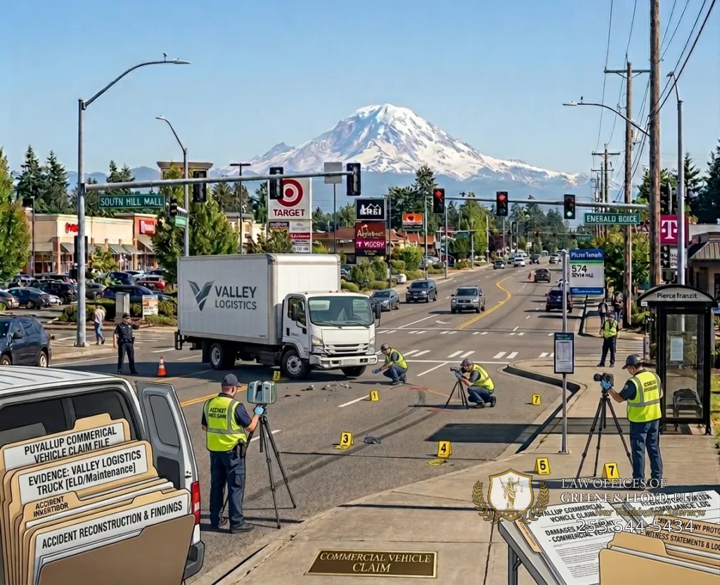 Commercial vehicle accident attorney in Puyallup, WA — The Law Offices of Greene & Lloyd