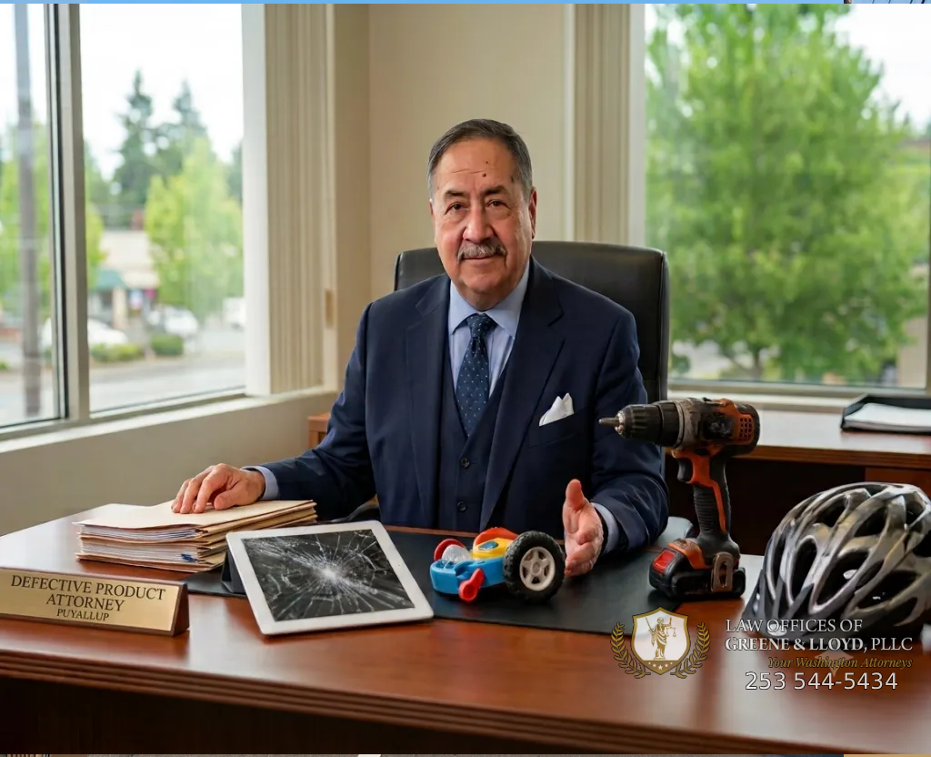 Defective product attorney in Puyallup, WA — The Law Offices of Greene & Lloyd