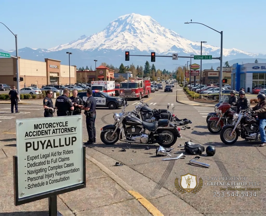 Motorcycle accident attorney in Puyallup, WA — The Law Offices of Greene & Lloyd