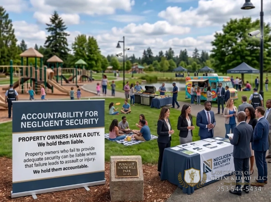 Negligent security attorney in Puyallup, WA — The Law Offices of Greene & Lloyd