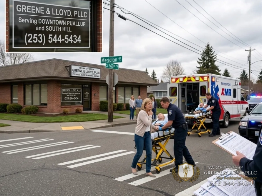 Pedestrian accident attorney in Puyallup, WA — The Law Offices of Greene & Lloyd