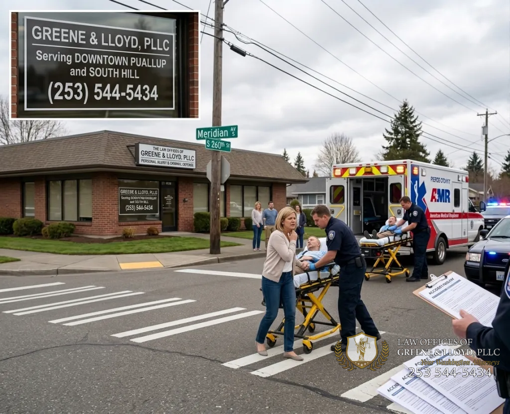 Pedestrian accident attorney in Puyallup, WA — The Law Offices of Greene & Lloyd