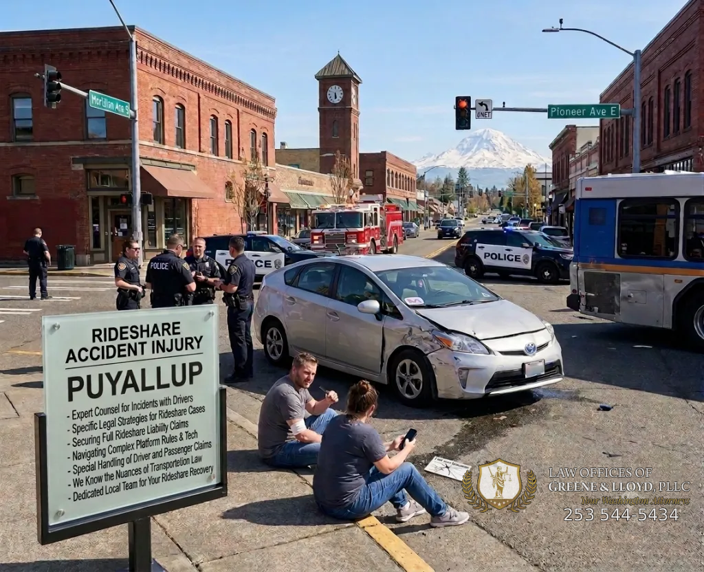 Rideshare accident attorney in Puyallup, WA — The Law Offices of Greene & Lloyd