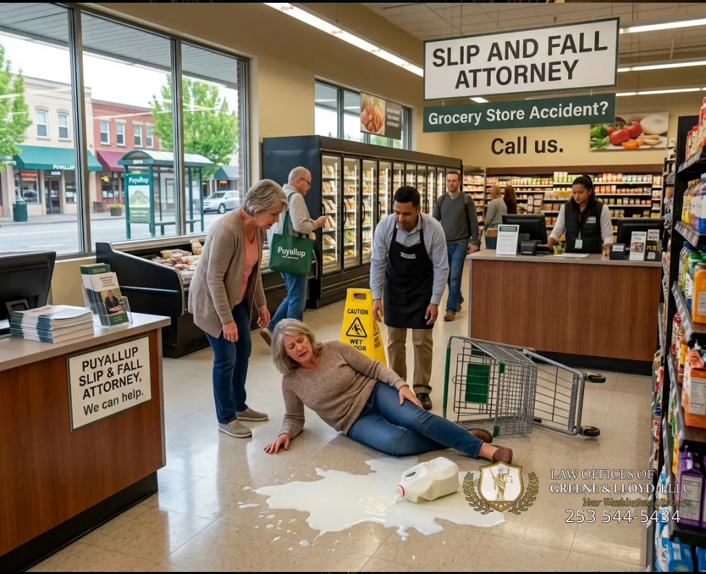 Slip and fall attorney in Puyallup, WA — The Law Offices of Greene & Lloyd