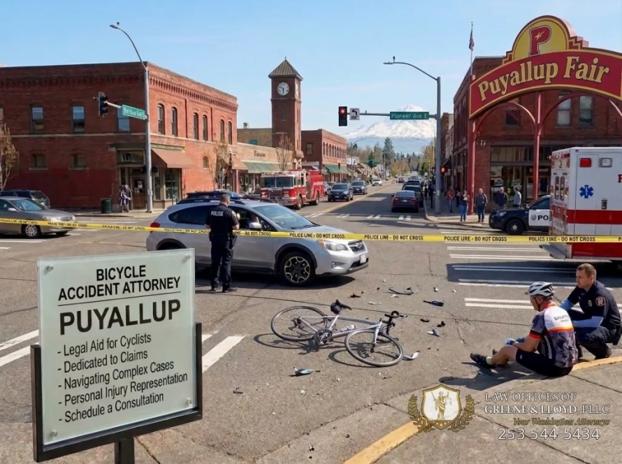 Bicycle accident attorney in Puyallup, WA — The Law Offices of Greene & Lloyd
