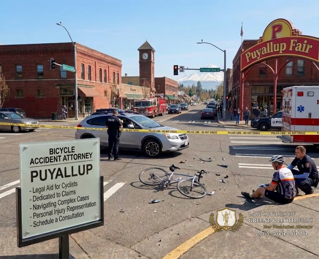 Bicycle accident attorney in Puyallup, WA — The Law Offices of Greene & Lloyd